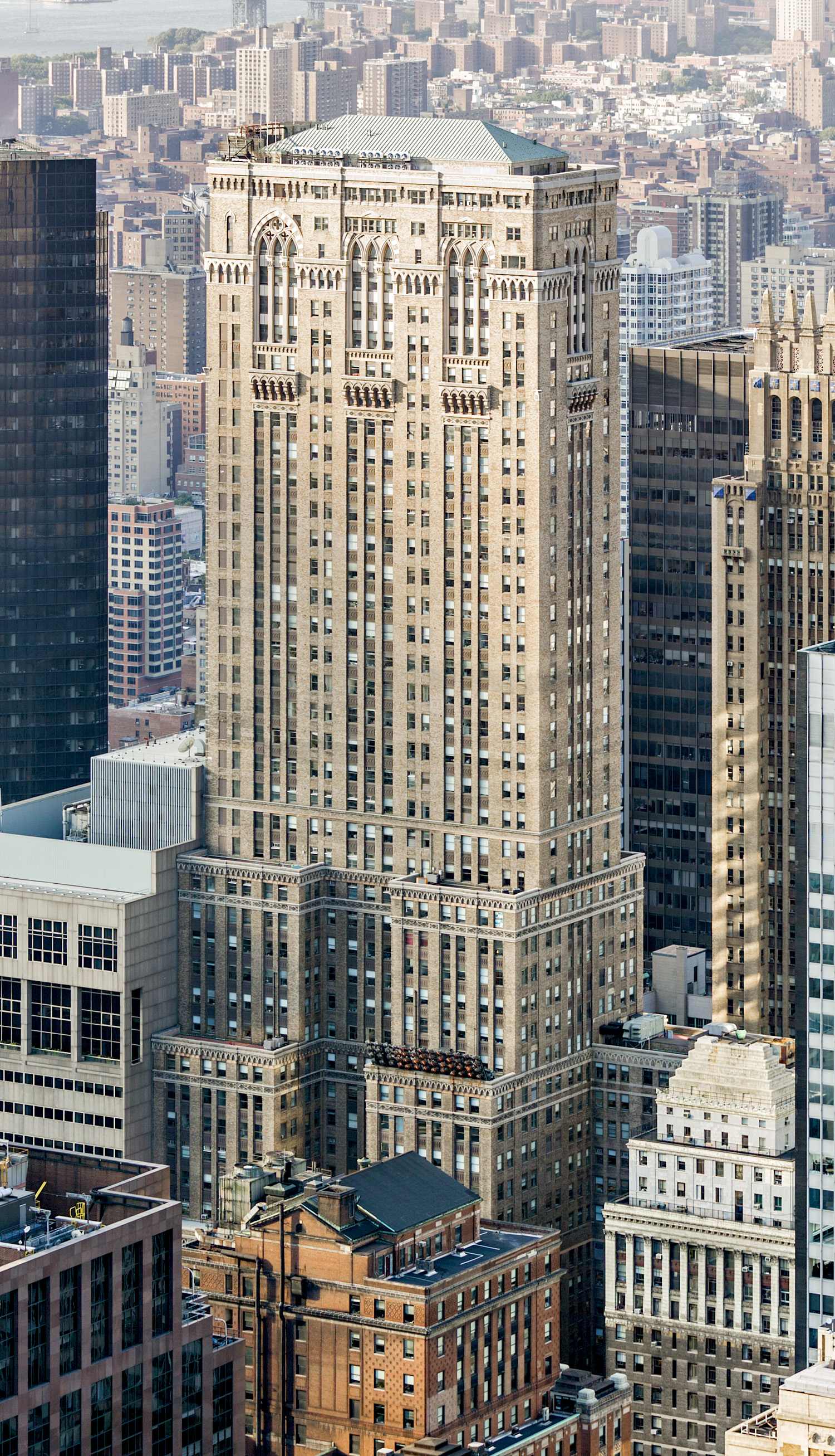 One Grand Central Place, New York City - View from Top of the Rock. © Mathias Beinling